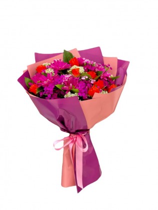 Purple & Orange Dream - Çardak Gülleri ve Kır Çiçekleri