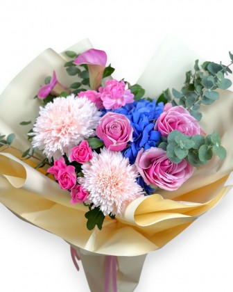 Azure Harmony &ndash; Pastel Buket